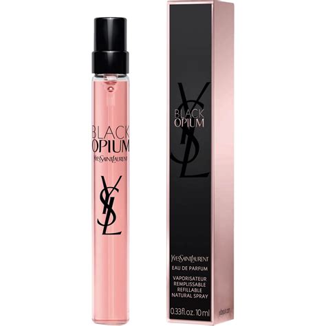 ysl black opium perfume travel spray|ysl perfume black opium price.